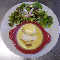 Saint Marcellin rôti au chutney
